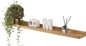 Zwevende Wandplanken Set 60 x 10 cm – Wandplank voor Slaapkamer – Opbergplanken – Complete Plankenset met Bevestigingsmateriaal