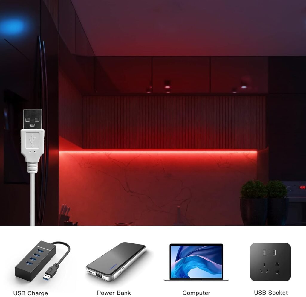 TV achtergrondverlichting LED-strip dimbaar COB LED warm wit 3000K