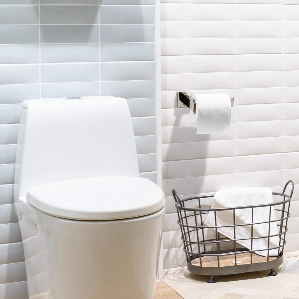 Toiletrolhouder van roestvrij staal voor wandmontage in de badkamer