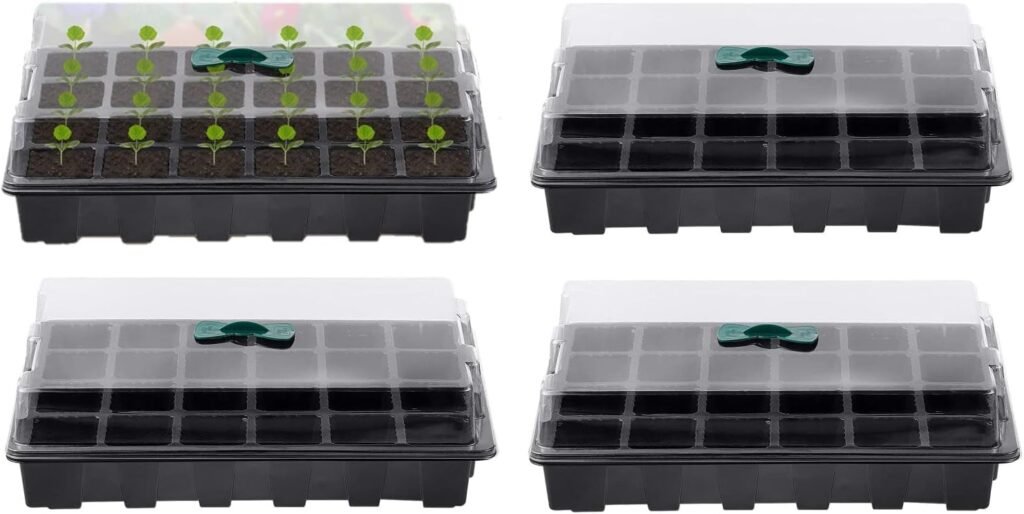 Plantenzaailinglade met Ventilatie - Zaailingen Propagator - Verstelbare Ventilatieopeningen - Compact en Ruimtebesparend Ontwerp