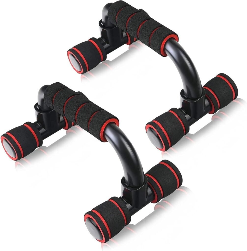 Push-up Standaard Set - Push-up Handvatten voor Thuisfitness - Verstelbare Parallettes - Duurzaam Staal met Schuimhandgrepen