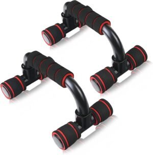 Push-up Standaard Set - Push-up Handvatten voor Thuisfitness - Verstelbare Parallettes - Duurzaam Staal met Schuimhandgrepen