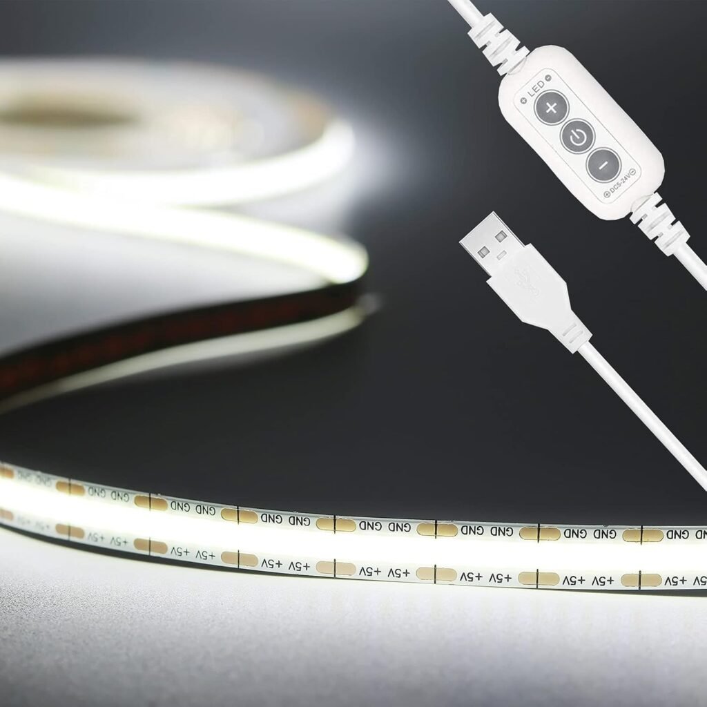 LED strip 5 meter met afstandsbediening, flexibele RGB verlichting en dimbare sfeerverlichting voor TV, slaapkamer en woonkamer