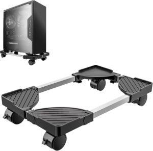 Verstelbare aluminium laptop- en tabletstandaard met antislip en ventilatie