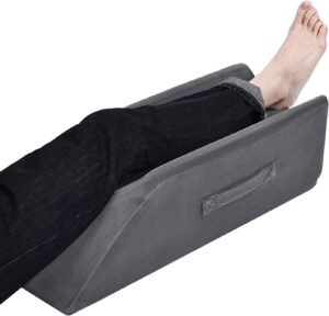 Traagschuim Steunkussen – Ergonomisch Kussen voor Zijslapers – Rug- en Beenondersteuning – Donkergrijze Ademend Hoes