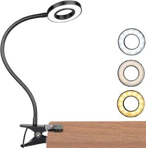 LED Leeslamp met Oogbescherming – Flexibele Zwanenhals – Verstelbare Helderheidsniveaus – USB-Aansluiting