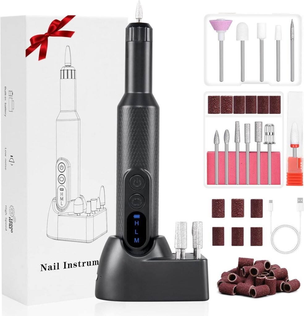 Elektrische nagelvijl set met nagelboormachine en accessoires voor nagelverzorging