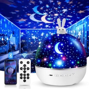 Sterrenprojector Nachtlampje – Sterrenhemel Projector voor Kinderen – USB Oplaadbaar – Meerdere Kleuren en Timerfunctie