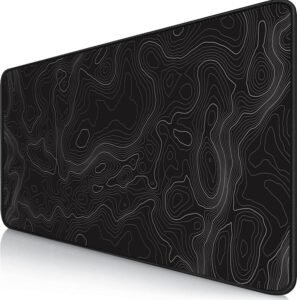 XXL Muismat 900 x 400 mm – Waterdichte Bureaumat met Antislip – Voor PC, MacBook en Laptop – Afgeronde Hoeken