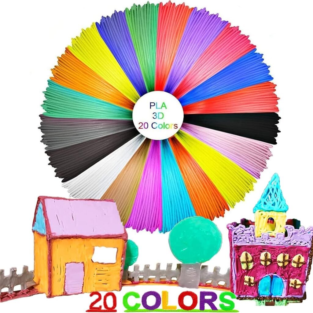 3D pen PLA filament navullingen 24 kleuren 1,75 mm 5 meter per navulling