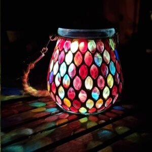 Tuinverlichting op zonne-energie lichtketting met automatische sensor en waterbestendige LED-verlichting