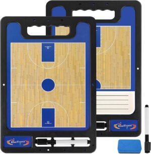 Magnetisch tactisch basketbalbord met stift, magneten en wisser voor training en wedstrijdvoorbereiding