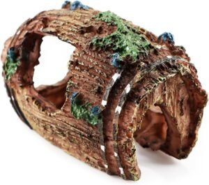 Aquarium Ornament – Natuurlijke Decoratie – Vissenschuilplaats – Hoogwaardig Kunststof voor Aquariumlandschap