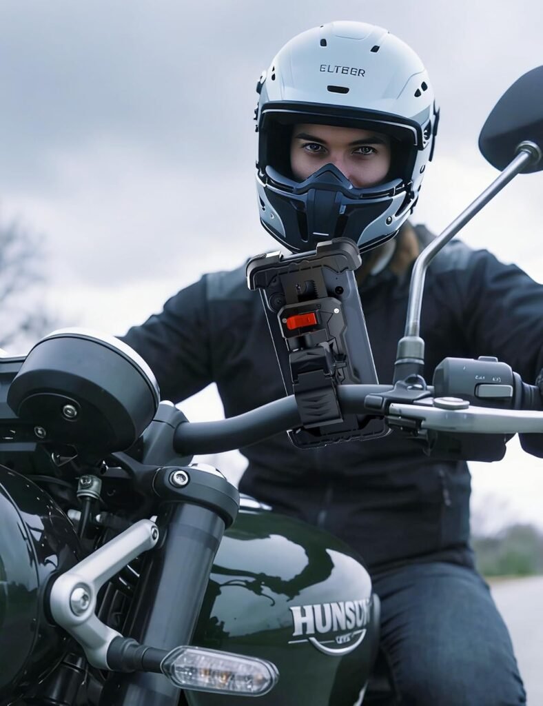 Universele verstelbare fietstelefoonhouder voor smartphone met stabiele bevestiging voor fiets en motorfiets