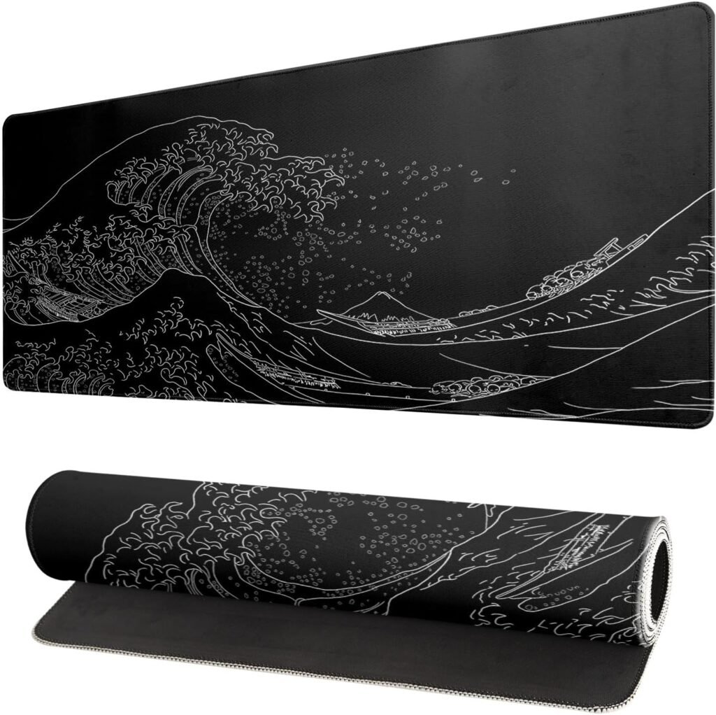 Gaming muismat 800 x 300 mm met anime ontwerp en antislip onderkant
