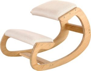 Ergonomische kniestoel voor gezonde zithouding, meditatie en yoga, in hoogte verstelbaar