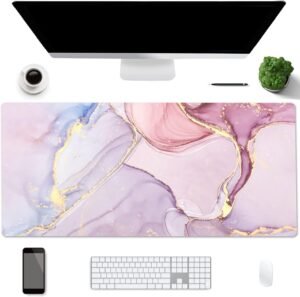 Dubbelzijdige bureau-onderlegger 90x40 cm, waterdichte antislip bureau mat