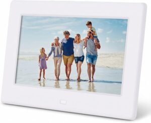 Elektronische fotolijst 7 inch met afstandsbediening en luidspreker
