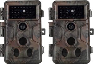 Wildcamera met Bewegingsdetectie – Waterdichte Natuurcamera – Activatie op Afstand – Voor Surveillance en Buitengebruik