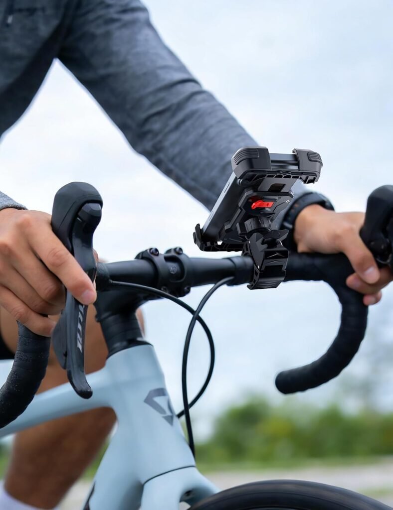 Fietstelefoonhouder Universeel - Verstelbare Smartphonehouder voor Fiets en Motor - Stabiele Bevestiging - Eenvoudige Installatie