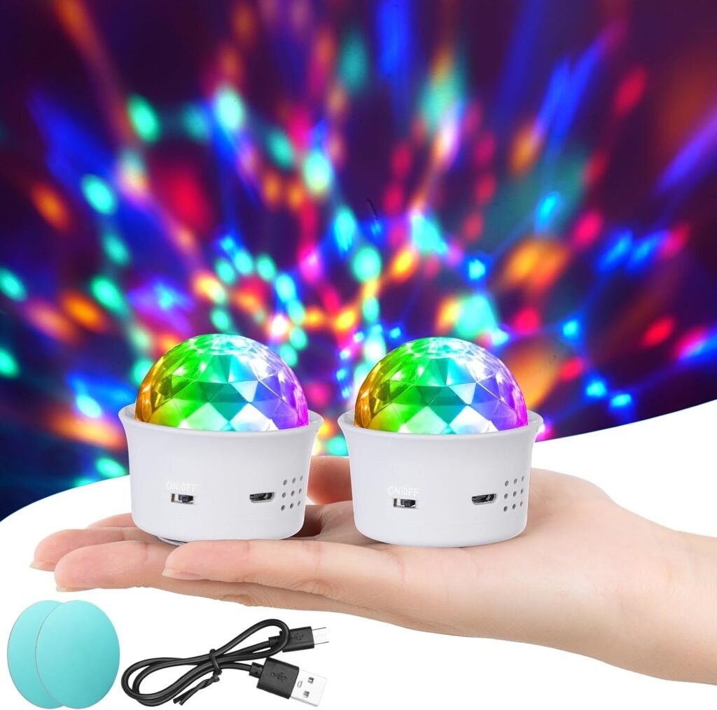 Geluidsgevoelige feestverlichting LED disco lamp met afstandsbediening en spraakbesturing