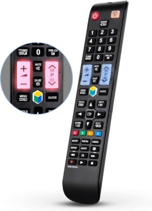 Algemene afstandsbediening voor Samsung TV's, programmeerbaar en gebruiksvriendelijk ontwerp