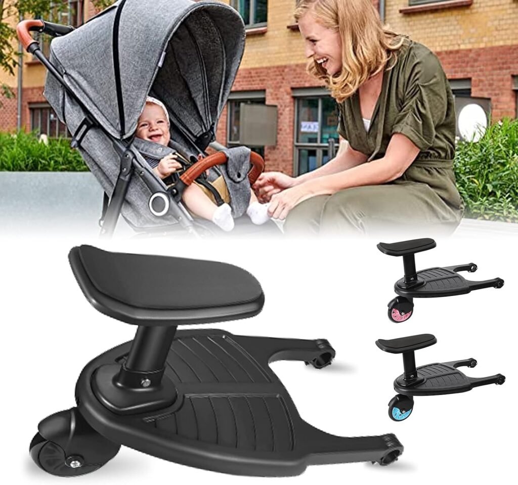 Universeel meerijdplankje voor kinderwagen met extra zitplaats