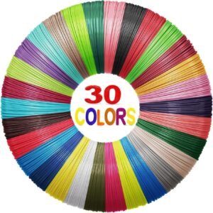 3D-pen navullingen van PLA, set van 20 kleuren, 1,75 mm diameter, 5 meter per navulling