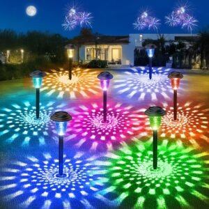 Solar tuinverlichting op zonne-energie met sfeervolle LED-verlichting voor tuin, terras en balkon