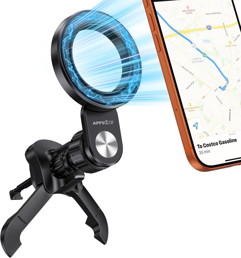 Telefoonhouder auto ventilatorklem 360° draaibaar iPhone Samsung