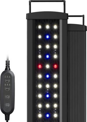LED aquariumverlichting volledig spectrum voor aquatische planten, energiezuinige heldere en kleurrijke aquariumlamp