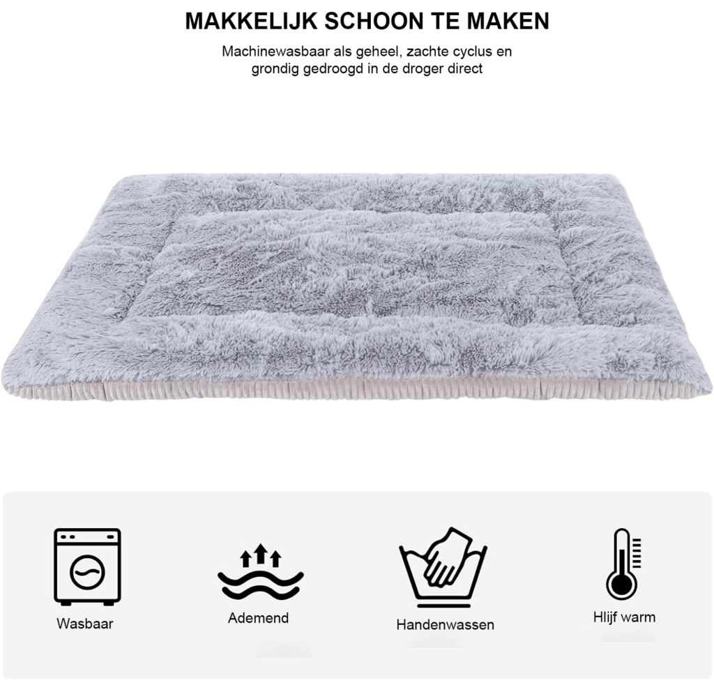 Ergonomisch hondenkussen met zacht warm deken voor alle hondenrassen