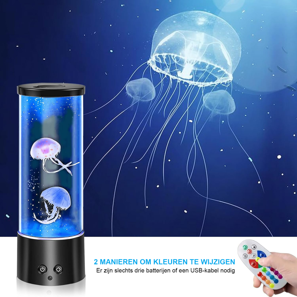 LED kwallen aquarium lamp met meerkleurige LED-verlichting en afstandsbediening
