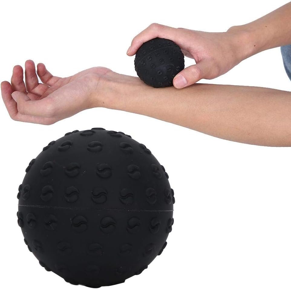 Siliconen triggerpoint massageballen set voor myofasciale release en plantaire fasciitis