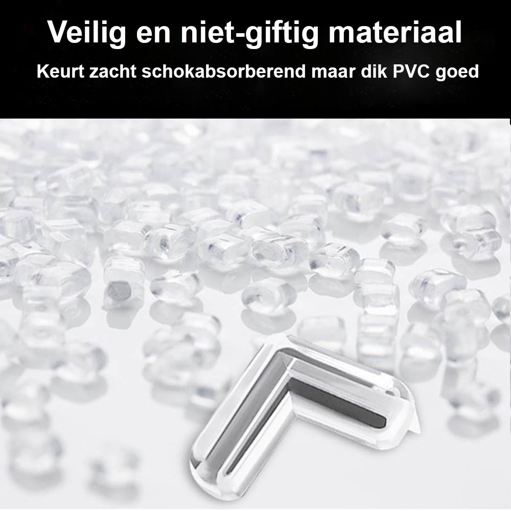 Transparante hoekbeschermers voor baby’s voor tafels en meubels, 32 stuks