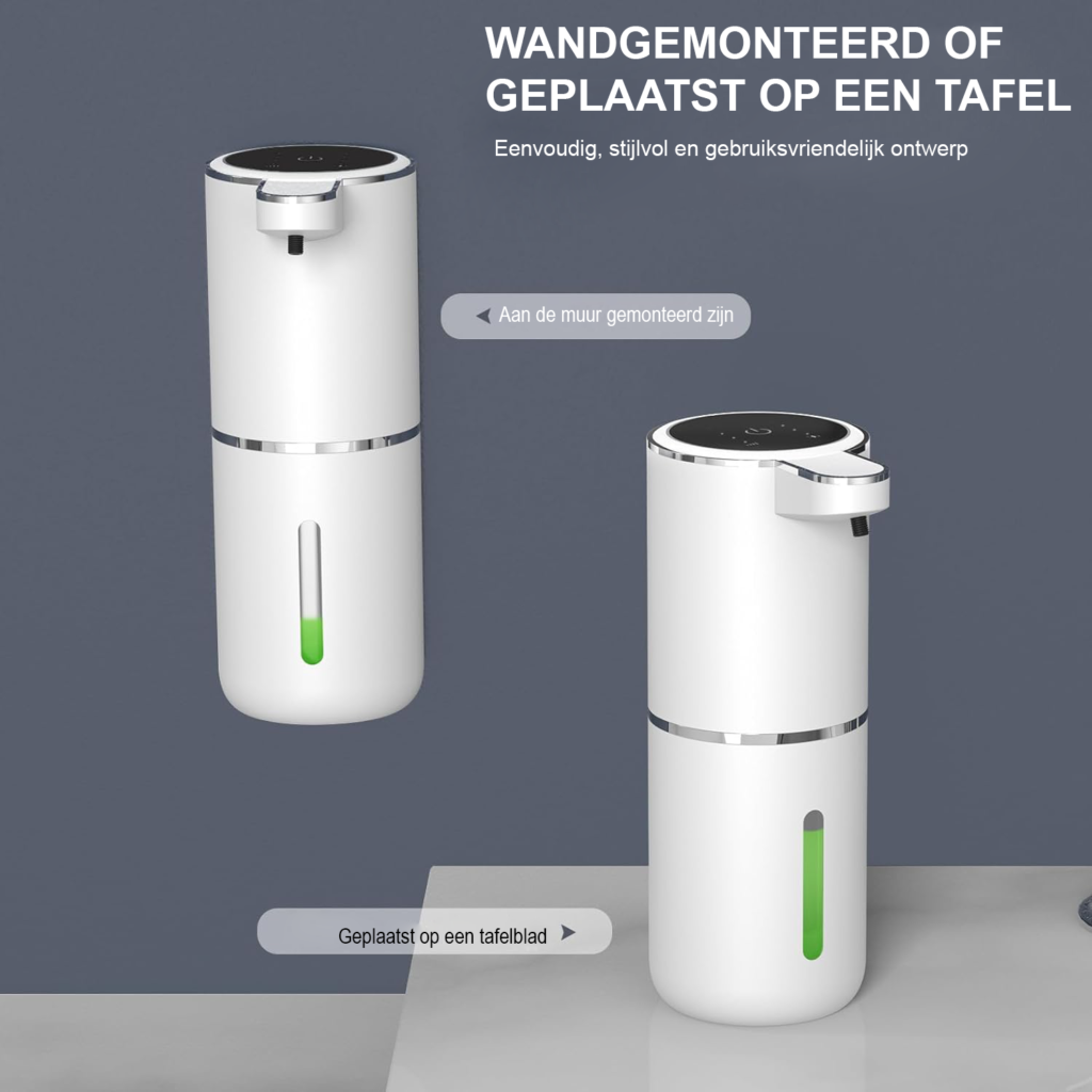 Wandgemonteerde automatische zeepdispenser voor badkamer