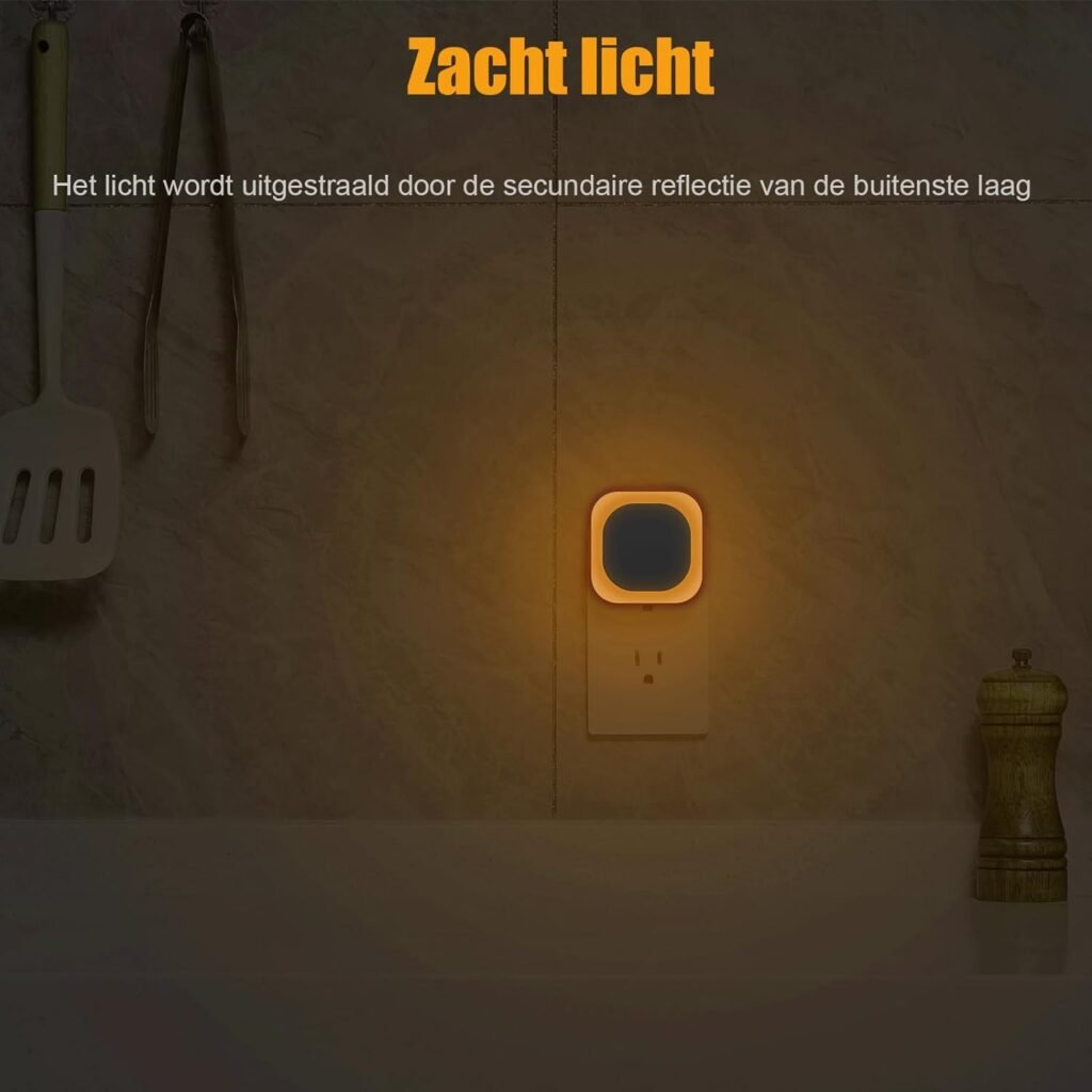 Nachtlicht met schemersensor voor stopcontact, roze, 2 stuks met instelbare helderheid