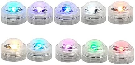 Waterdichte LED waxinelichtjes met pompoendesign, set van 10, warm wit licht, batterij-aangedreven