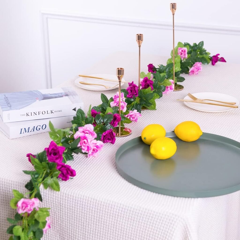 Kunstmatige klimop slinger met realistische groene bladeren voor muurdecoratie en woondecoratie