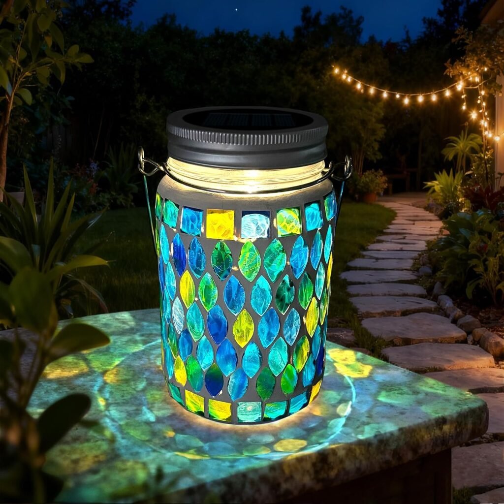 Tuinverlichting op zonne-energie met LED lichtketting voor buiten