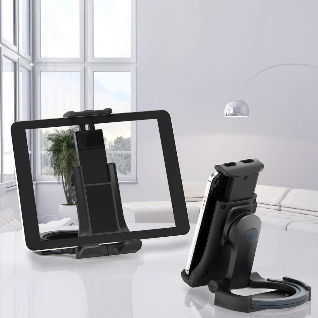 Verstelbare tablet wandhouder voor 4,7 tot 11 inch tablets in keuken of bureau