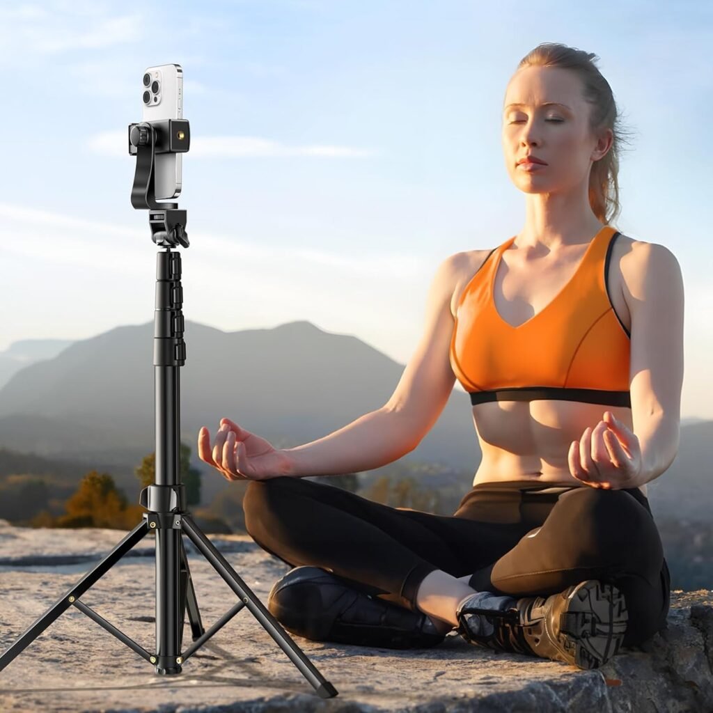 Verstelbaar smartphone statief met Bluetooth-afstandsbediening, 170 cm