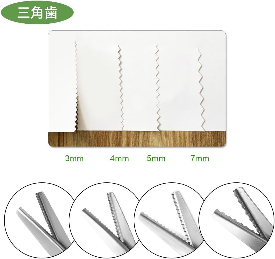 Zigzag kartelschaar voor naaien 7 mm – decoratief stoffen knippen