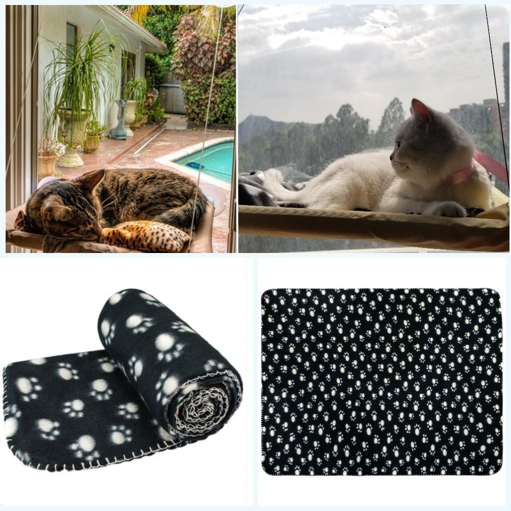Honden- en kattenbed donutvorm 76 cm met pluche vulling en acupressuurmat