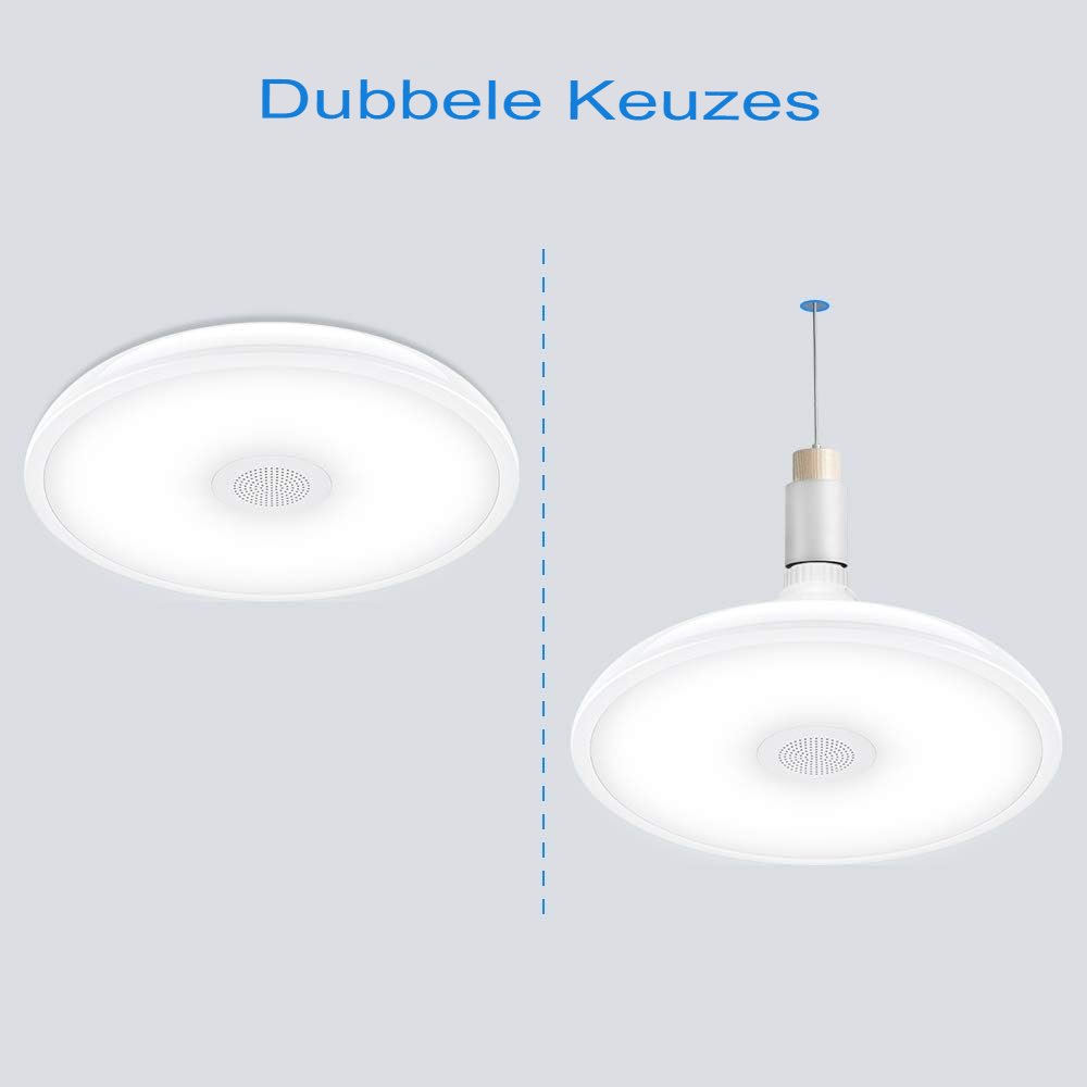 Badkamerlamp IP65 Waterdicht - LED Plafondlamp met Afstandsbediening - Kleurverandering - Energieklasse A