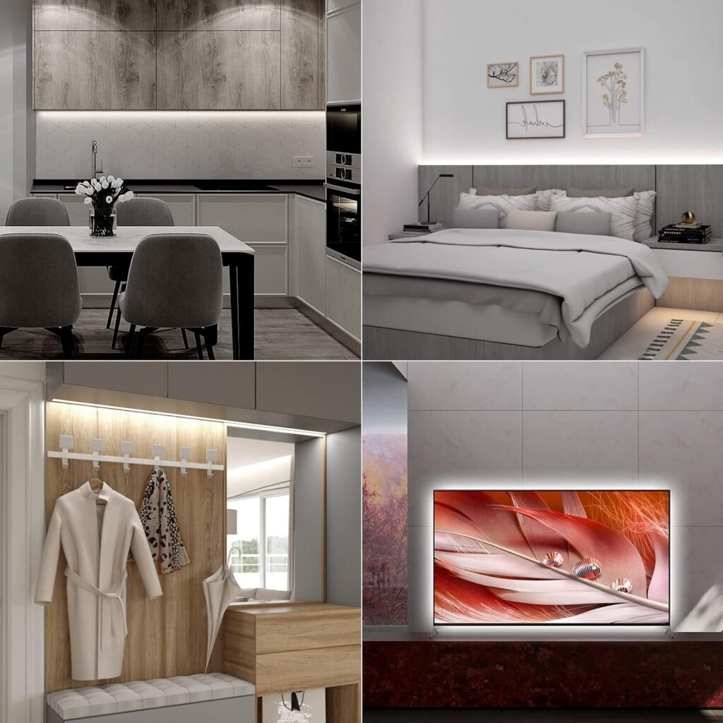 TV LED-strip met warme 3000K achtergrondverlichting, COB LED voor interieurdecoratie