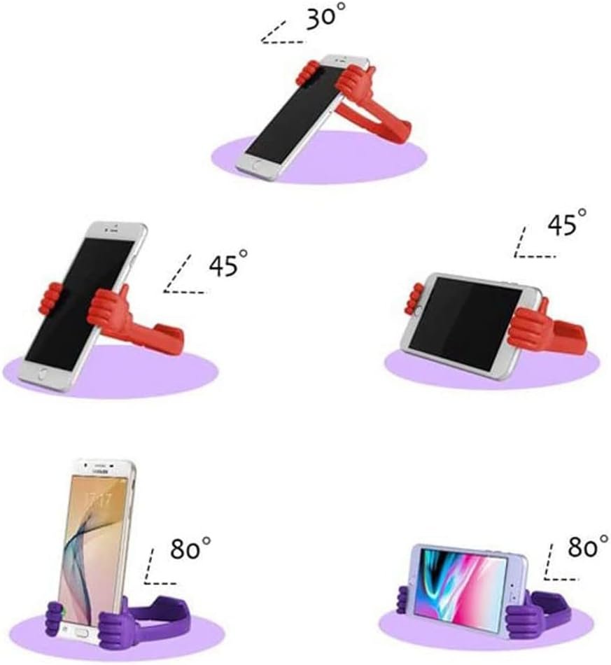 Multifunctionele telefoonhouder en standaard, verstelbaar voor smartphones en tablets
