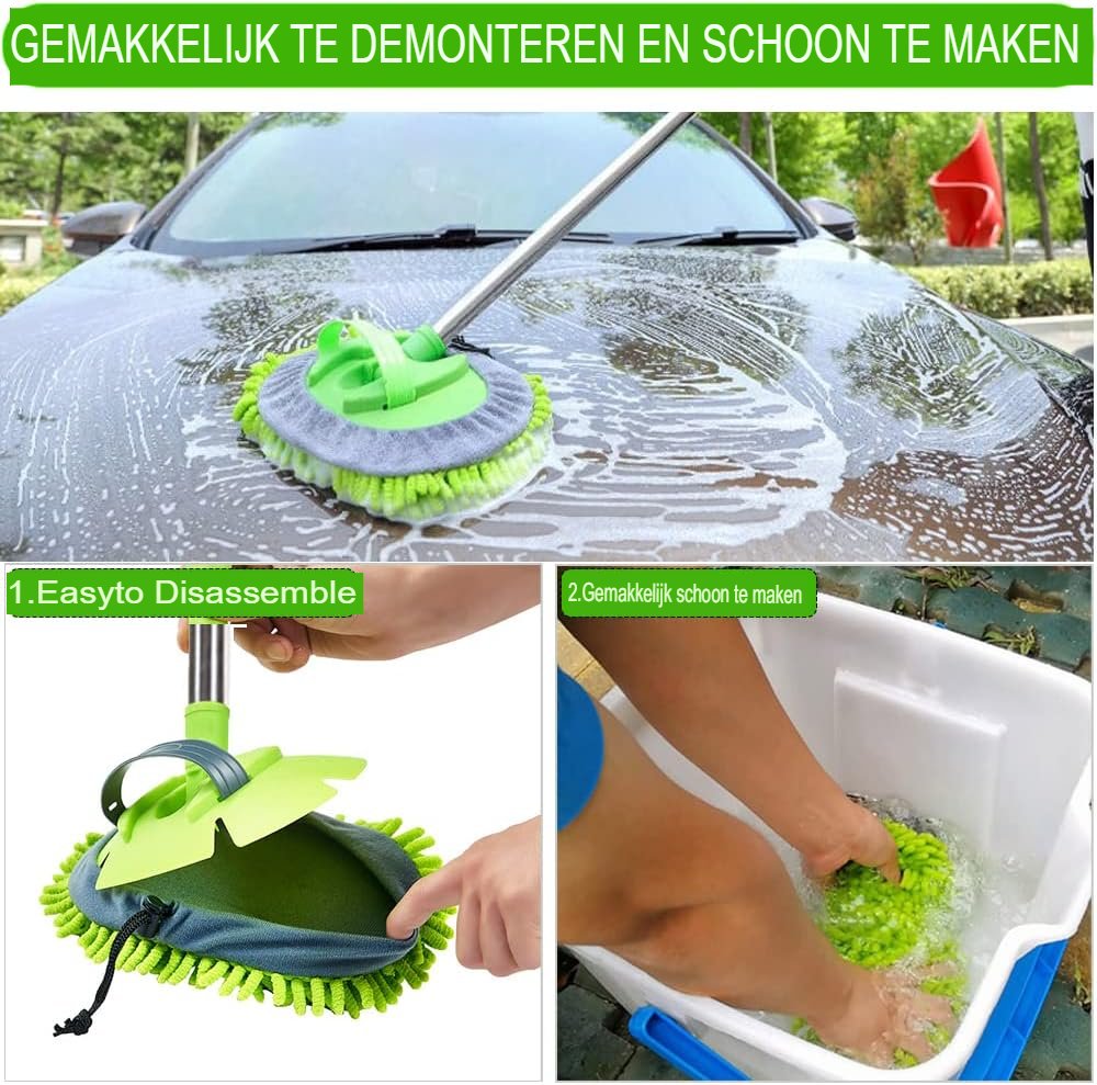 Multifunctionele schoonmaakset met microvezeldoeken voor delicaat onderhoud van kwetsbare oppervlakken