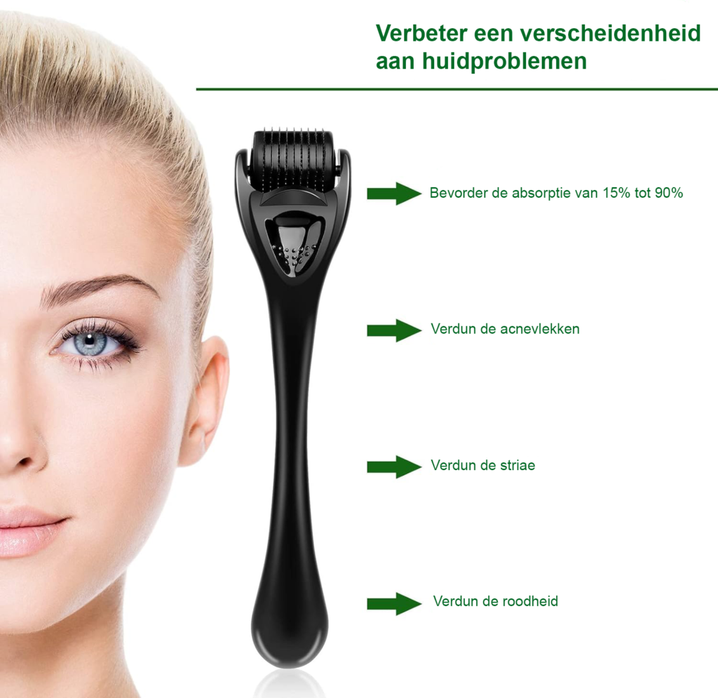 Micronaaldroller voor gezichtsverzorging en huidverjonging voor thuisgebruik