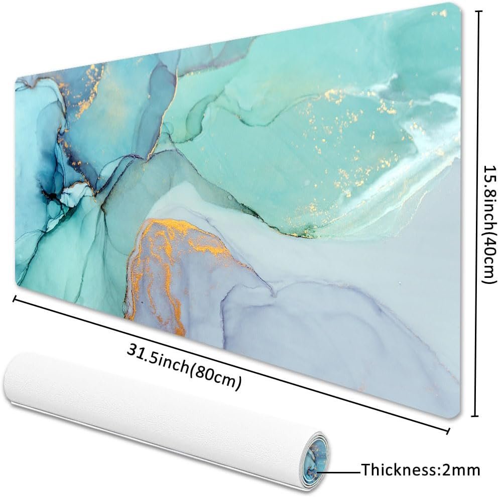 Dubbelzijdige bureau-onderlegger 80x40 cm, waterdichte antislip bureau mat